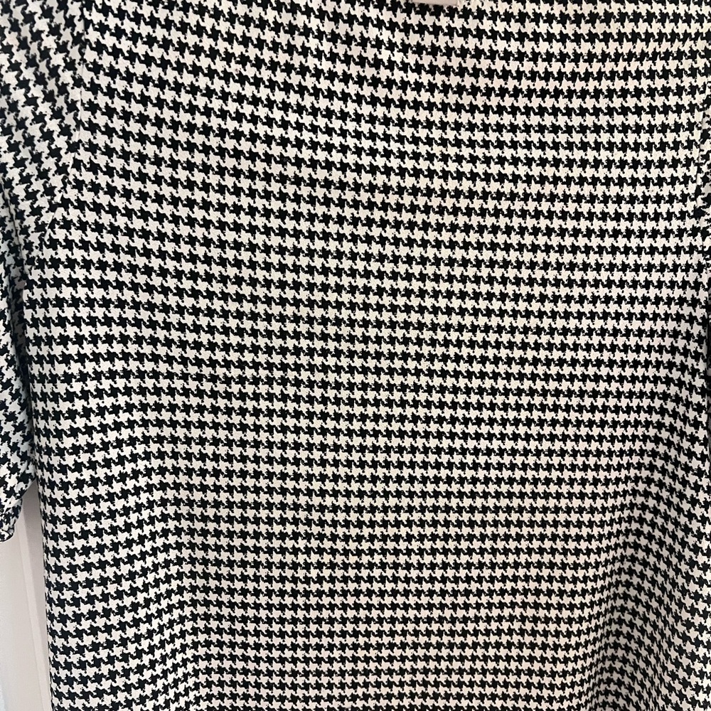 H&M Black and White Houndstooth Blouse - Picture 3 of 7